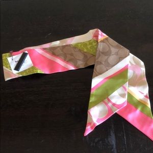 Silk skinny scarf